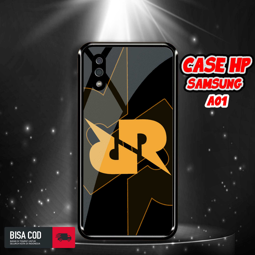 Case Samsung A01 Motif [RRQ GAMERS] Casing Samsung A01 TERBARU Hardcase Glossy Kilau 2D Case Hp Sams