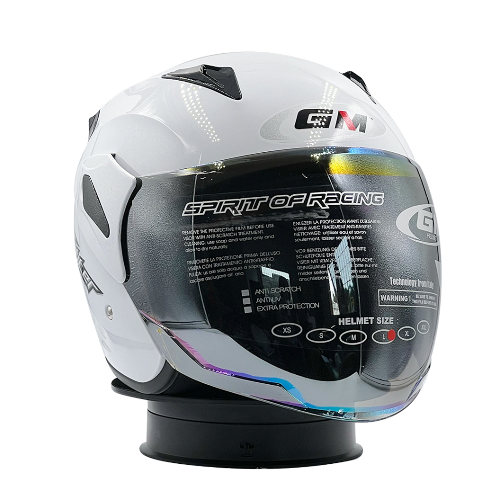 Helm GM Fighter Solid White