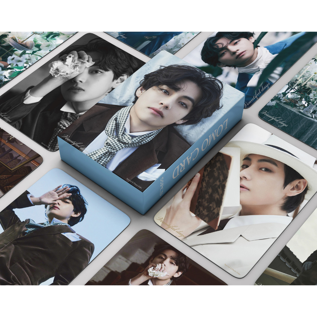 [kstuffind] BTS TAEHYUNG VEAUTIFUL DAY PHOTOCARD LOMO CARD PHOTO KARTU FOTO PC BTS ARMY BANGTAN MURAH 54PCS PCS 54
