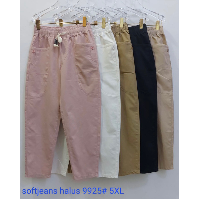 celana soft jeans premium bangkok import size XL-7XL