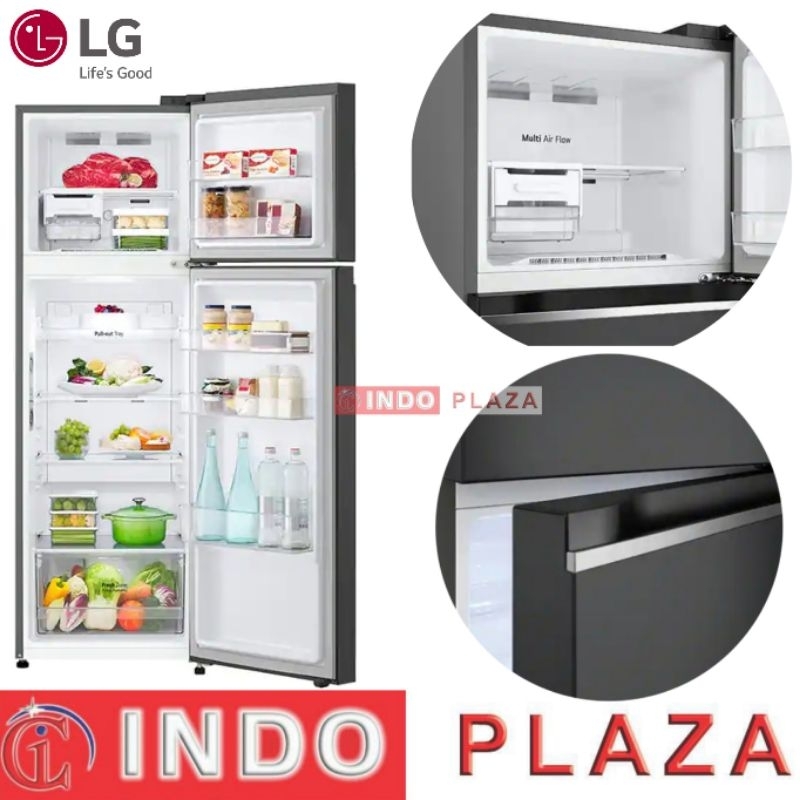 KULKAS LG 2 PINTU SMART INVERTER GV-B262PQGB / PLGB 287 L