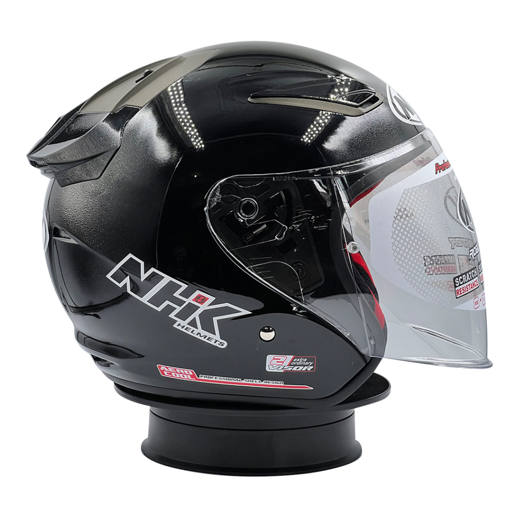 Helm NHK R1 Solid Black