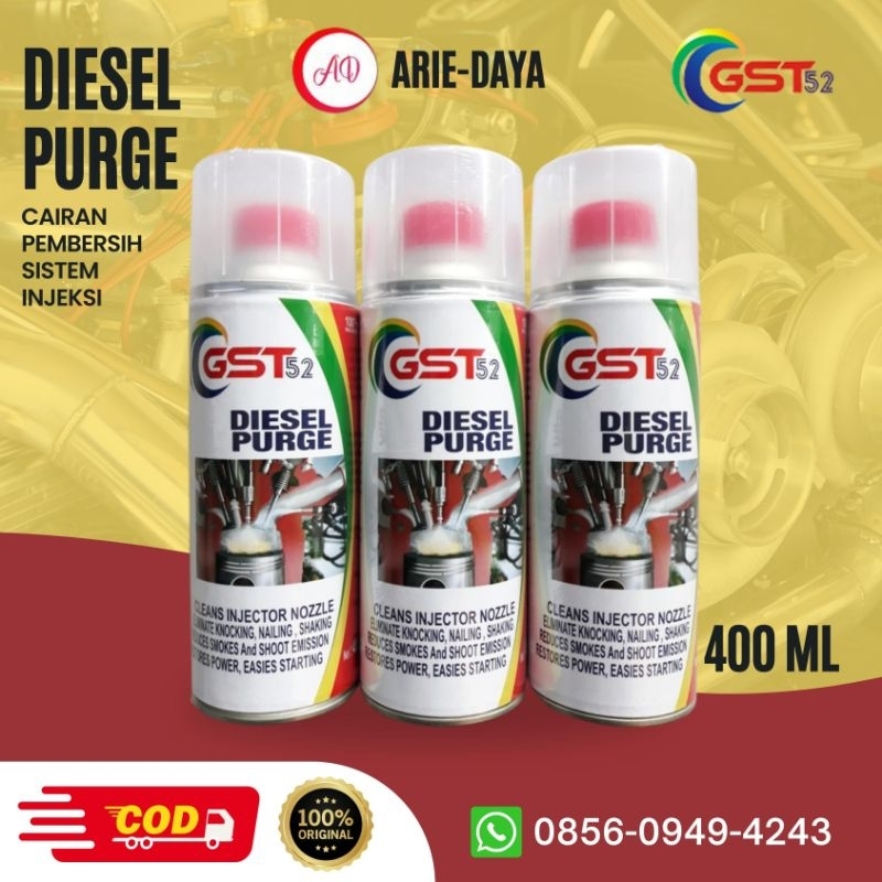 Diesel Purge Purging Diesel 400ml Gst52 Pembersih Injector Nozzle Khusus Diesel solar