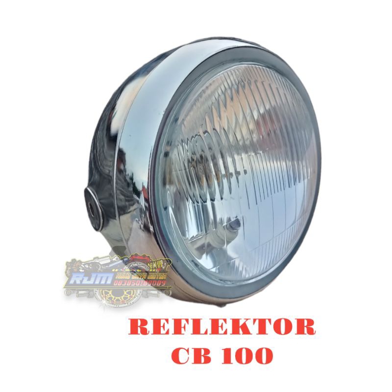 REFLEKTOR YB100 SET LAMPU DEPAN CB100