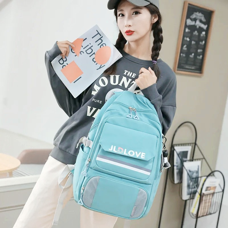 NIQABIS Tas Ransel Anak Sekolah Perempuan SD SMP JLDLOVE