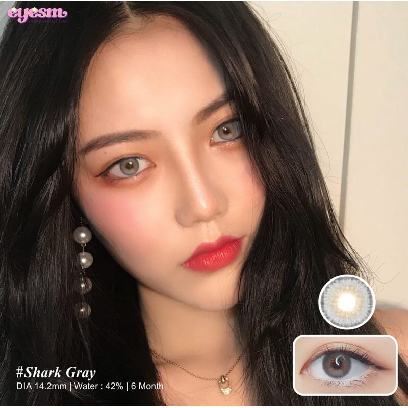 PUSBELKOREAN eyesm shark gray softlens original korea blink