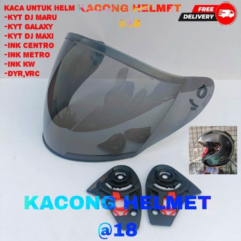 Kaca helm g2 centro gix centro  ink centro, kyt dj maru, kyt galaxy ( helm ) murah