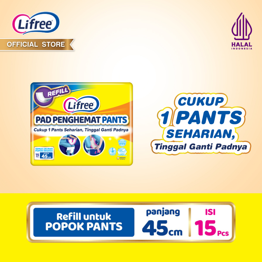 Lifree Pad Penghemat Pants - 15 pads