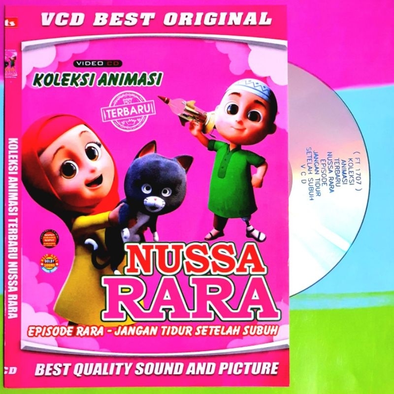 KASET VIDEO LAGU NUSSA RARA - KASET LAGU ANAK ANAK RELIGI KASET LAGU SOUNTRACK FILM NUSSA & RARA TER