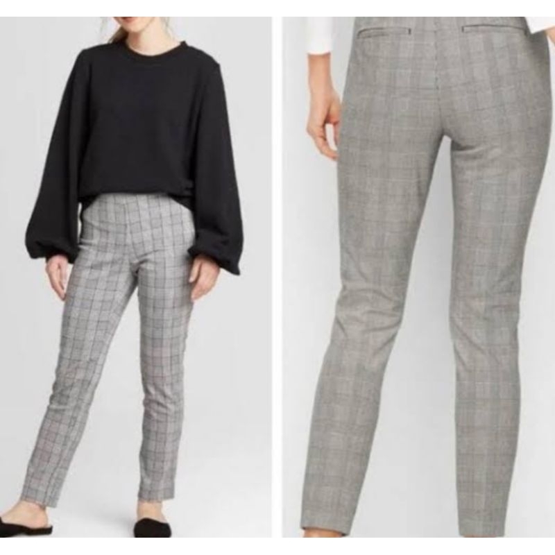 skinny ankle pants grey  jumbo big size a new day