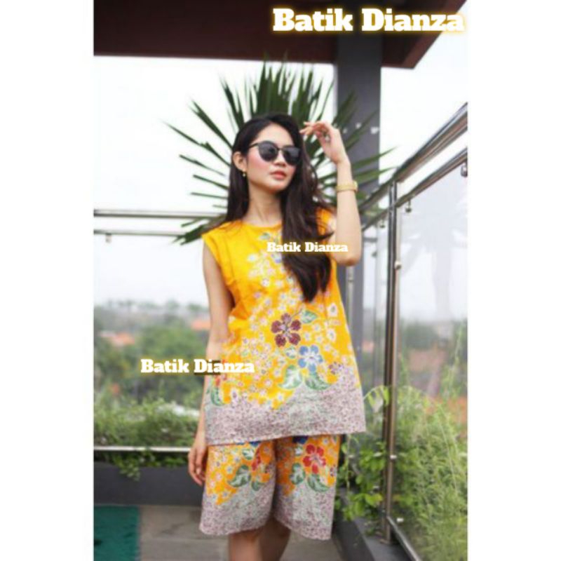 SETELAN BATIK UNGGUL JAYA/SETELAN BATIK CELANA PENDEK