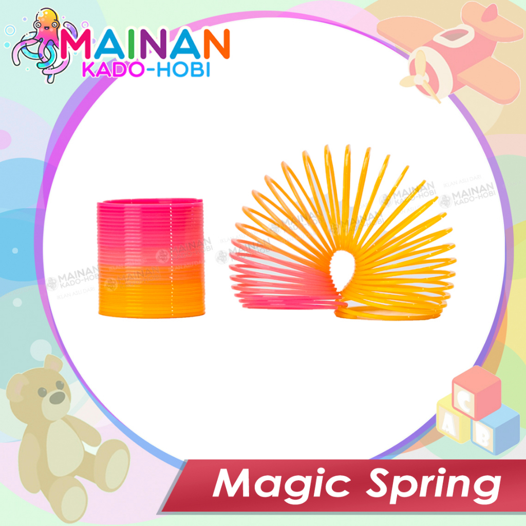 MAINAN MOTORIK SENSORIK ANAK MAGIC SPRING SLINKY KARAKTER