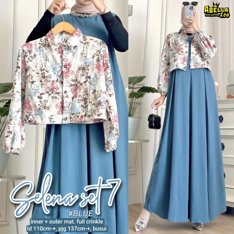 BISA COD GAMIS SELENA  SET // MELLY SET BY W&amp;W BY BY ABBELA