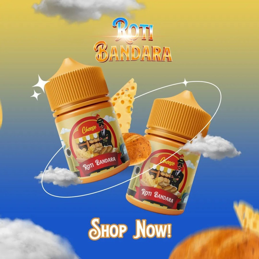Liquid Roti Bandara Series 60ML by Java Juice x VaporKing Berpita Cukai
