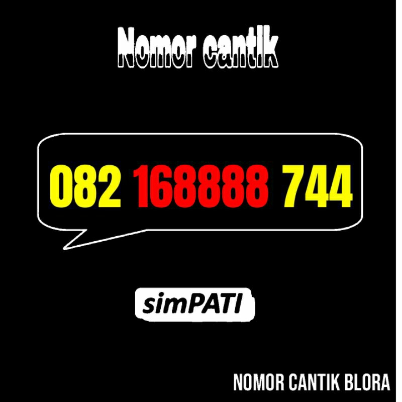 Nomor Cantik Simpati Nomer Cantik Simpati 168 1688 16888 168888 68 688 6888 68888 87 887 8887 88887 