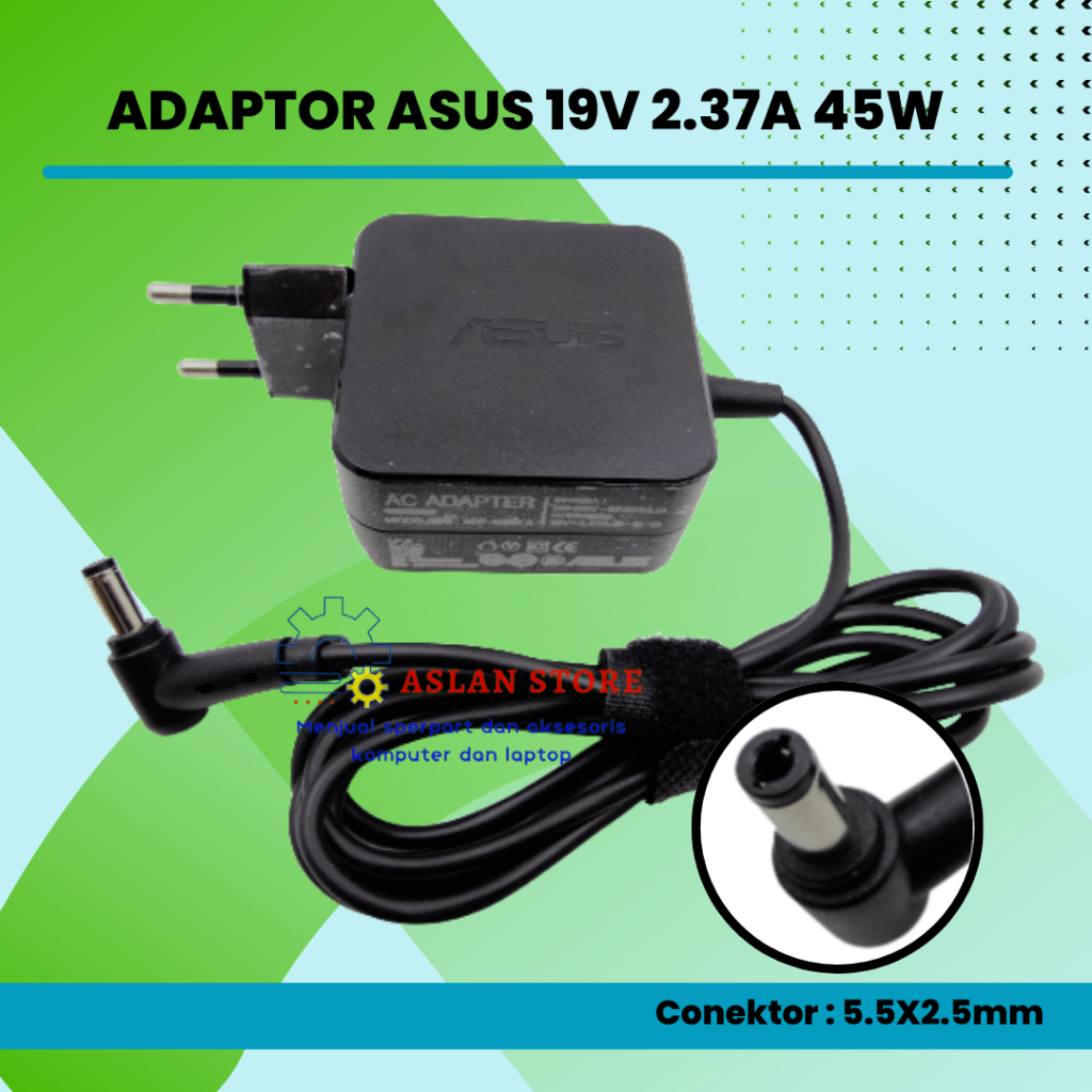 AC Power Adaptor Charger 45W 19V 2.37A Original ASUS  X454Y X454 X454W X454WA X454WE Asus X551 X451c F451C X452E