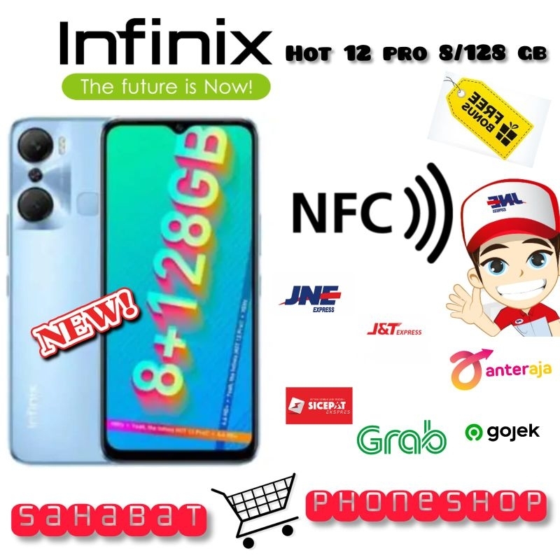 INFINIX HOT 12 PRO NFC RAM 8GB /128 GB GARANSI RESMI
