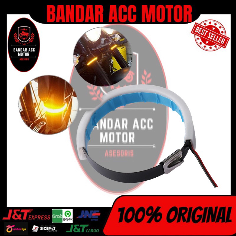 New PROMO Lampu Led Strip Flexible Shock Motor 2 Tone / Lampu Shok Breaker Motor / Lampu sein