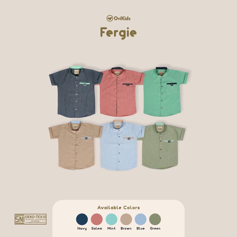 OVIKIDS FERGIE KEMEJA KOKO ANAK (1-8/9 TAHUN)