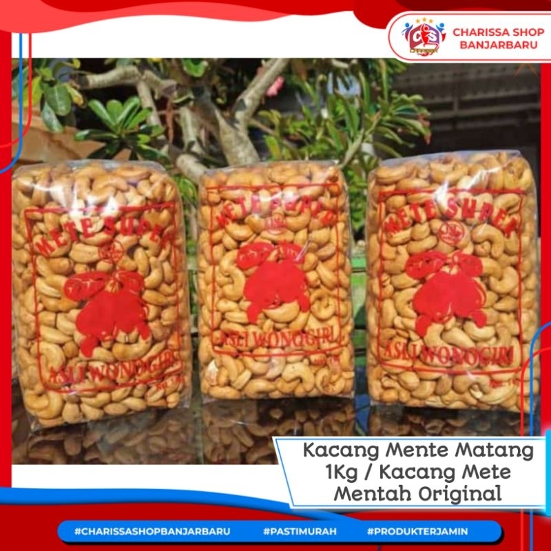 

Kacang Mente Wonogiri Mede 1kg Mente Masak Mente Mentah / Mede 5 Rasa / Kacang Mede Wonogiri Original