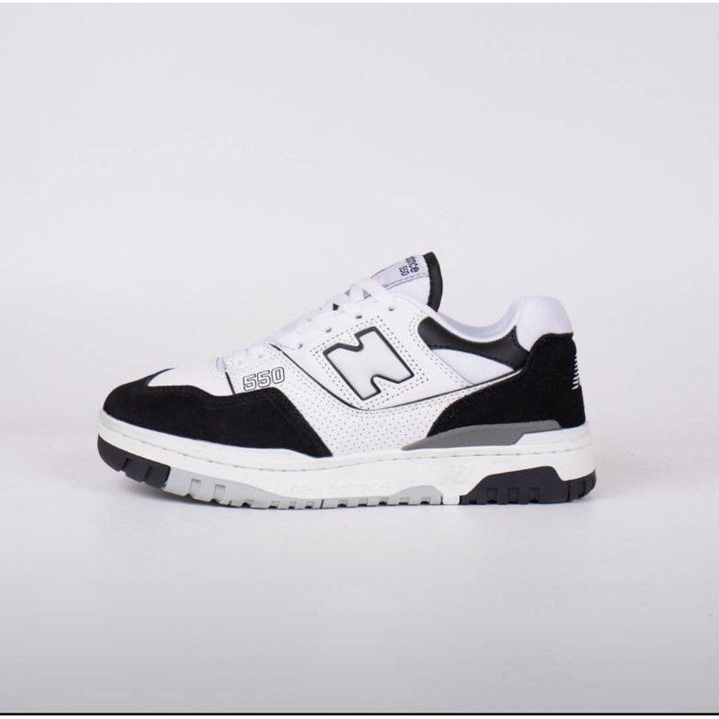 Sepatu NB 550 White Black Rain Cloud