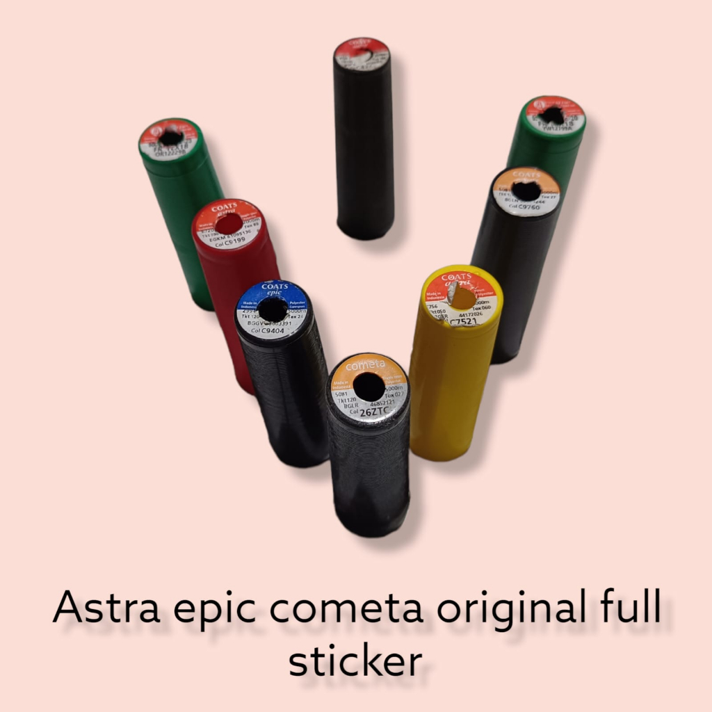 kones / cones coats astra, coats epic, coats cometa, coats gramax original berstiker utuh