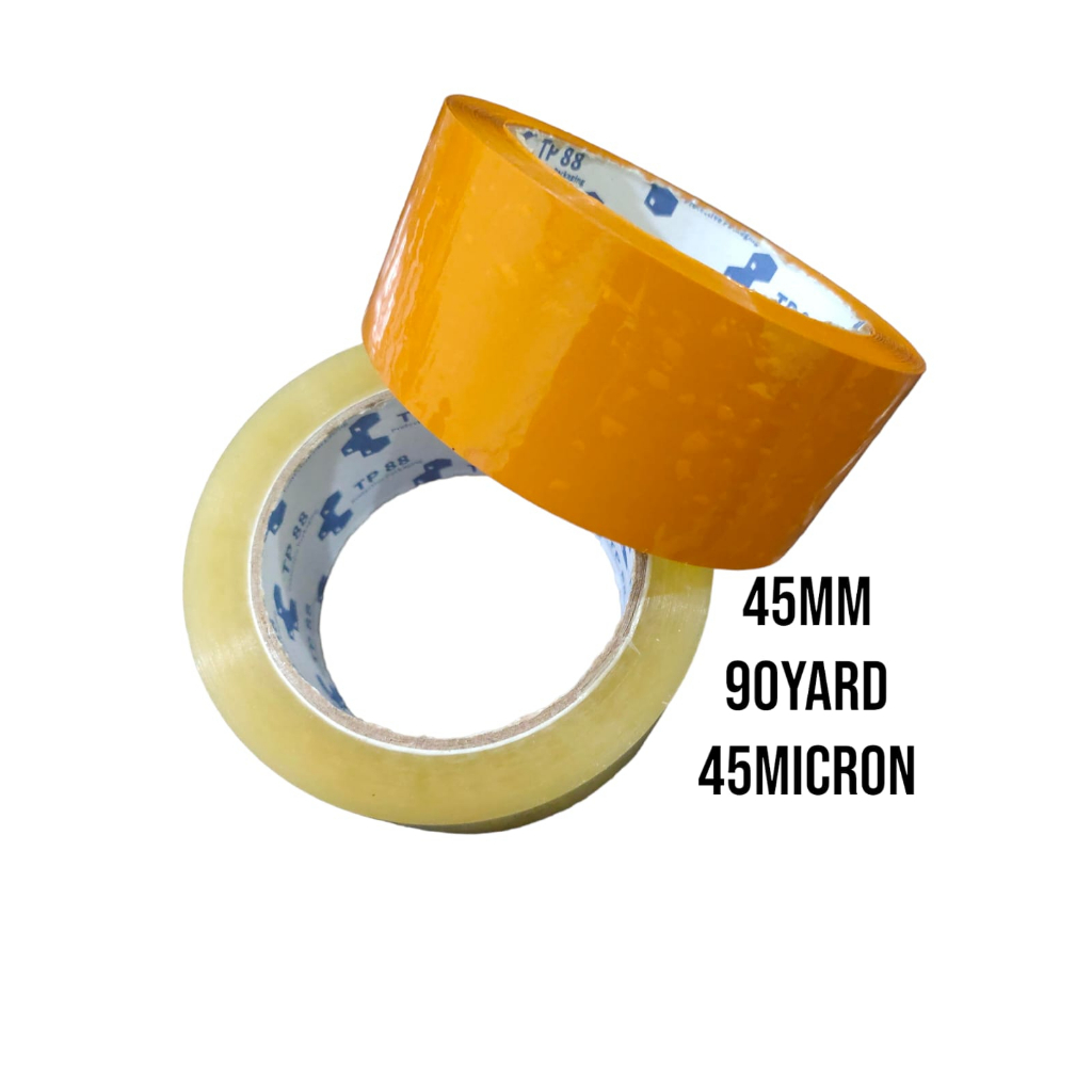 

Lakban OPP Tape TP88 45mm x 90yard [Bening/Coklat]