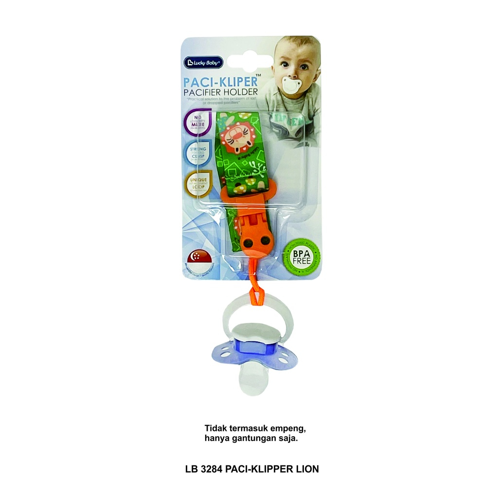 Lucky Baby Paci Kliper Pacifier Holder Gantungan Empeng Bayi