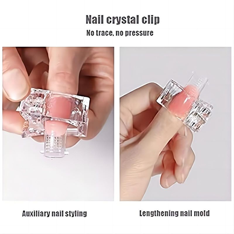 10pcs Nail Clipper Set Penjepit Kuku Nail Art Clip Polygel Klip Penjepit Kuku Palsu Nail Art Tools