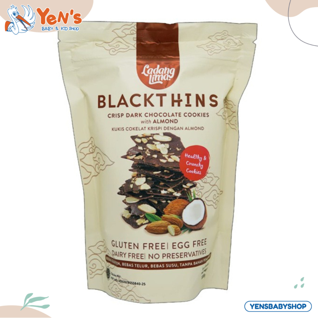 

LADANG LIIMA Blackthins Cookies 100gr