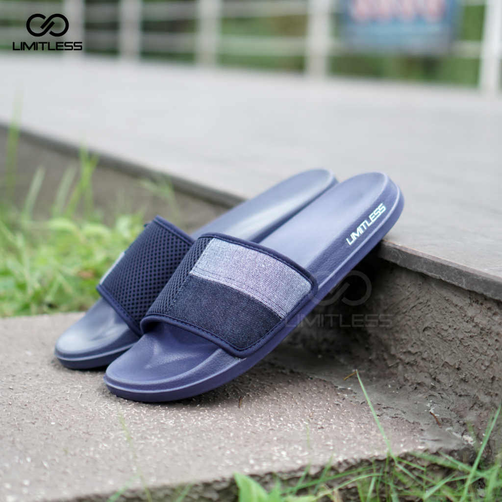 Sandal Pria Selop Kekinian Premium Sendal Slide Cowok Dewasa Casual Sandal Slip On Cowo Keren Rumahan Santai Fashionable Terbaru