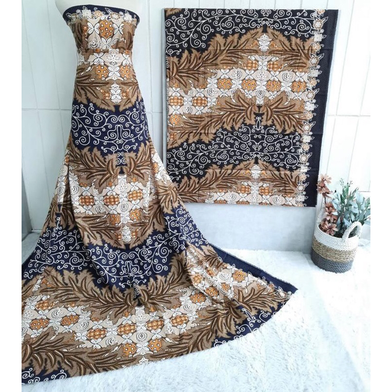 Kain Batik Katun Stretch Meteran / Batik Katun Melar Series 5