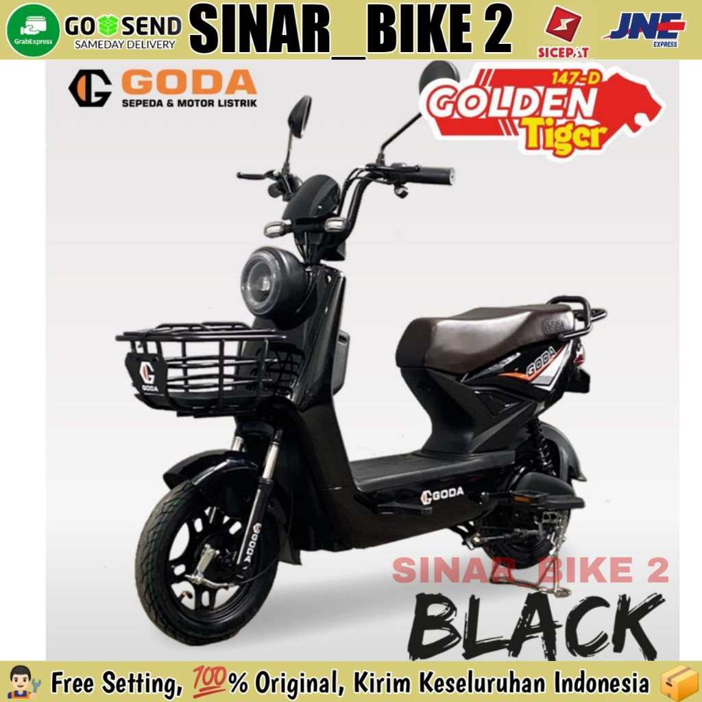 Sepeda Listrik GODA GOLDEN TIGER 147 D &amp; 147 DS 500 Watt Electric Bike