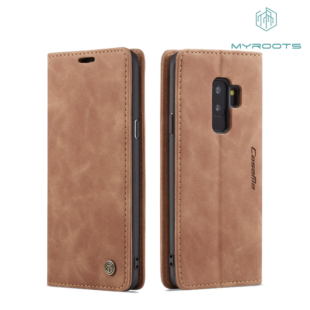 MR - Caseme samsung s7 edge - s8 - s8+ - s9 - s9+ Plus - leather flip wallet case dompet magnetic co