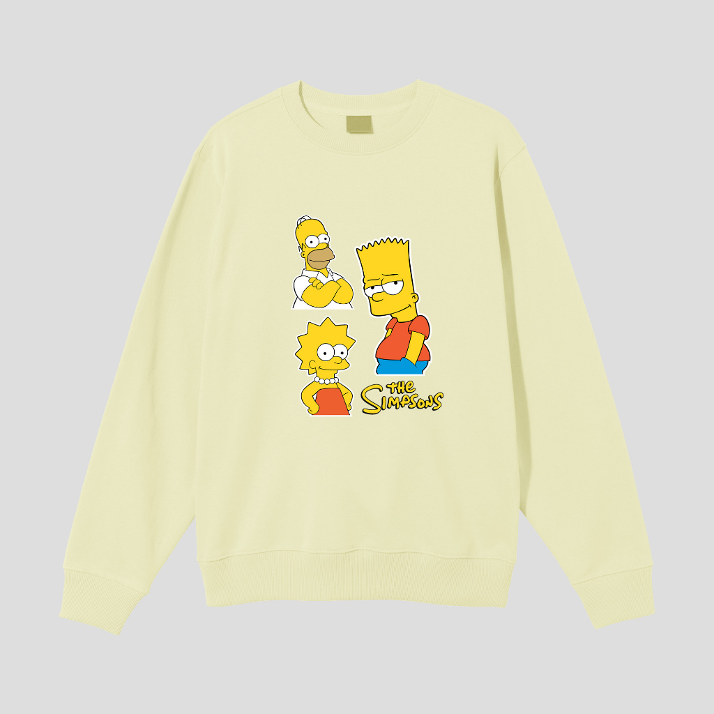 THE SIMPSONS SWEATER CREWNECK PRIA WANITA Size M-XXL