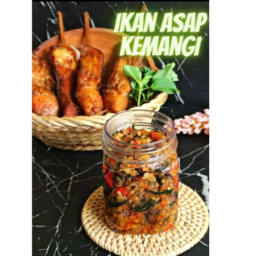 

Sambal lauk ikan asap kemangi