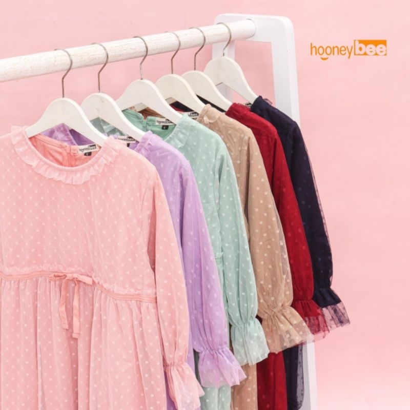 GAMIS  ANAK PEREMPUAN MIX TILE 2 - 10 TAHUN / GAMIS BRUKAT RAYON MIX TILE