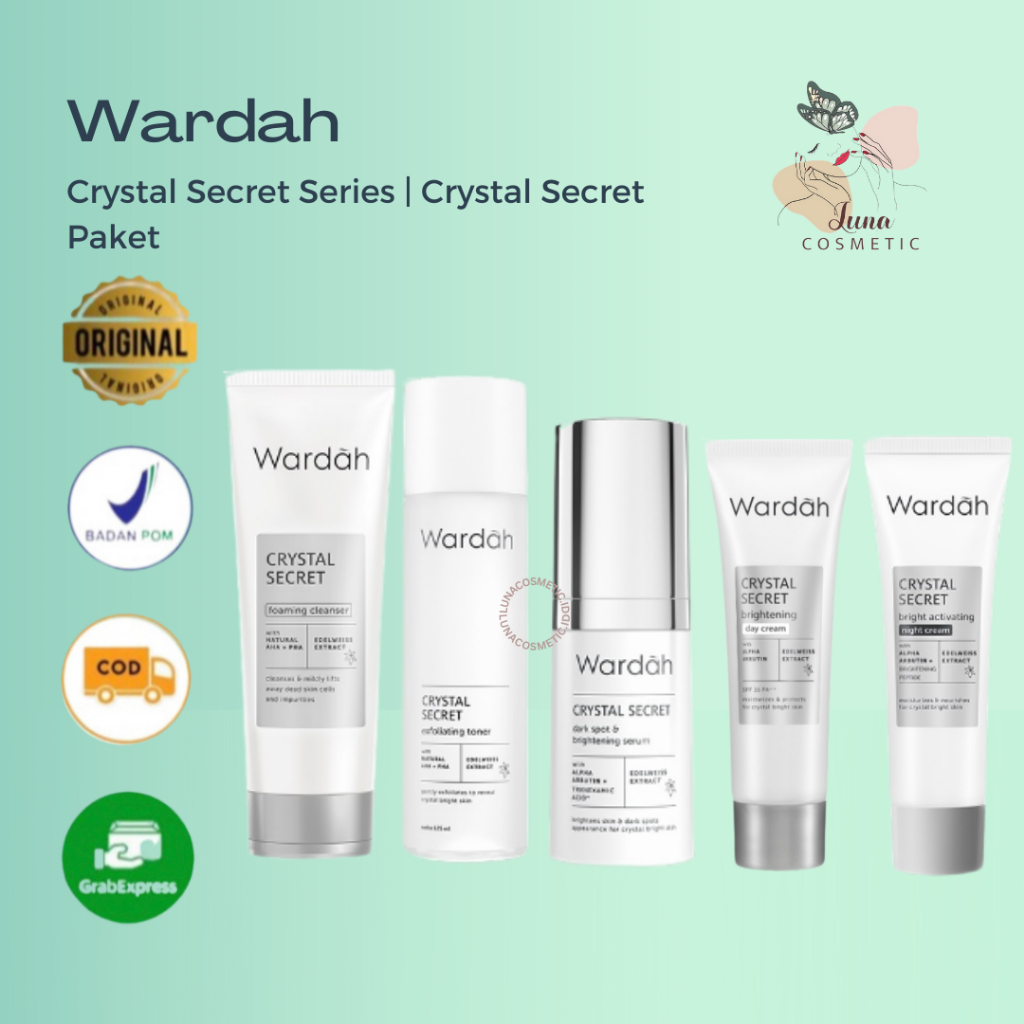 Wardah Crystal Secret Paket - Paket Hemat