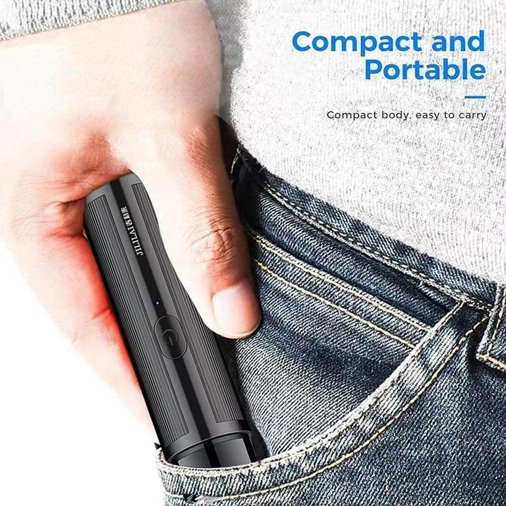 Alat Cukur Jenggot Elektrik Mini Portable USB Rechargeable Untuk Pria BY.SULTAN