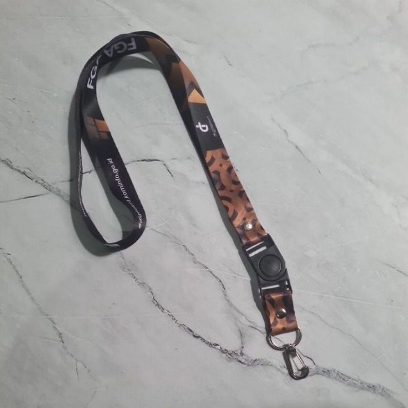 

Tali id card lanyard custom sablon dan print