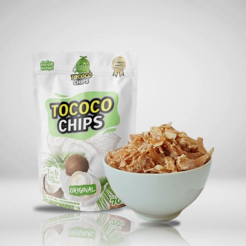 

Keripik Kelapa 70 gram Tococo Chips Original