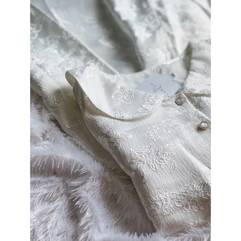 Snowdrop White dress / Korean Dress / Cute Dress / Mini dress / casual dress / formal dress