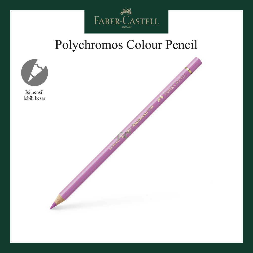 

Pensil Polychromos Faber Castell Light Magenta 110119