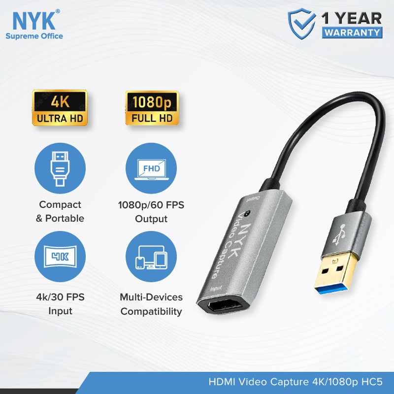 Video Capture Card HDMI to USB 3.0 Full HD 1080P 4K Hdmi Capture Cable