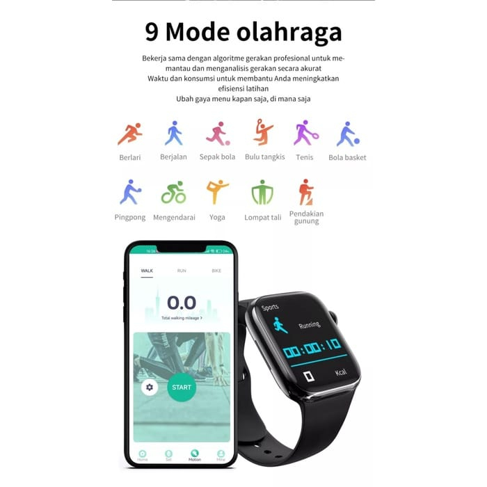 SMARTWATCH X7 FITPRO / JAM TANGAN PINTAR SPORT FITNESS DIGITAL