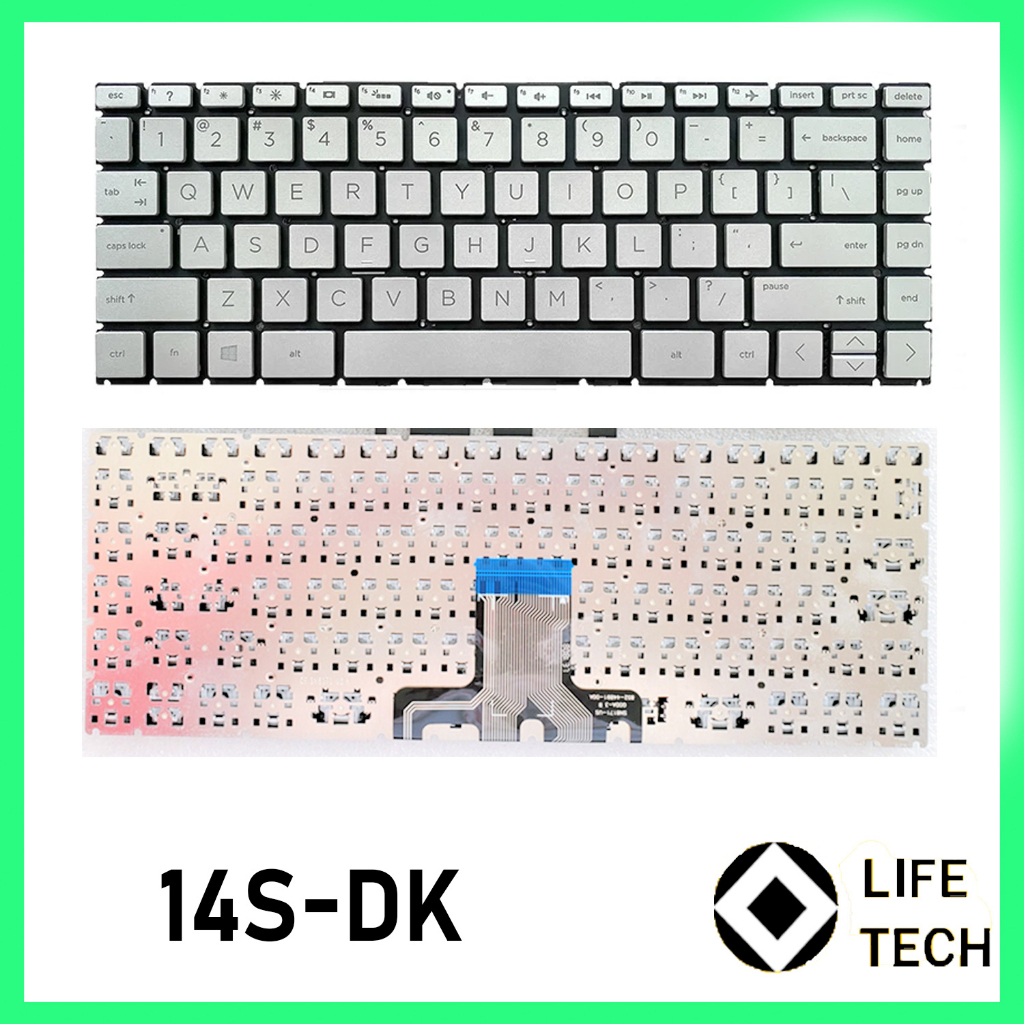 Keyboard Laptop HP 14s-dk 14s-dk0007au 14s-dk0073au 14s-dk0157au 14s-dk1003au 14s-dk1005au 14s-dk1122au 14bs