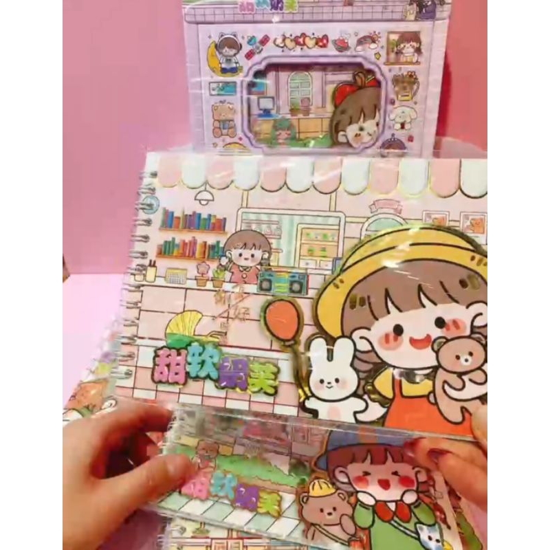 Stiker Buku|Stiker Momo|Stiker Diy|Buku Diary Stiker|Buku Binder Stiker