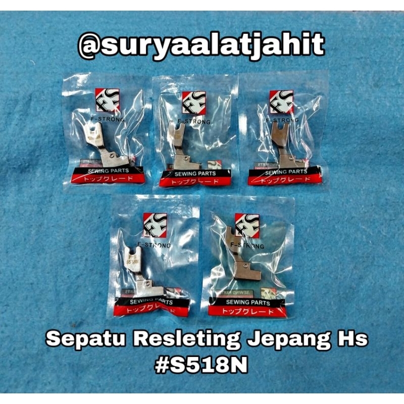 Sepatu Resleting Jepang Besi S518N F-strong HS =Rp.10.500/pcs