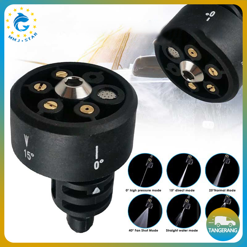 【Adjustable 6 In 1】Nozzle For High Pressure 1/4 Inch Water Hose/Tip Nozzle Washer