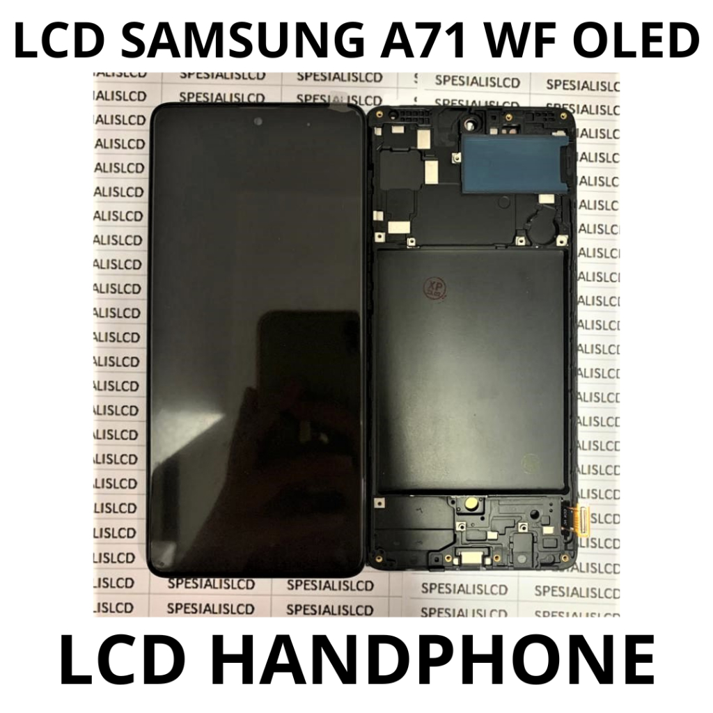 LCD TOUCHSCREEN FRAME SAMSUNG GALAXY A71 WF 2020 A715 A715F OLED SMALL - OLED